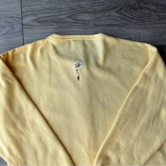 Vintage Y2K Thunderbird Floral Print Soft Fleece Lining  Long Length Cardigan - Picture 15 of 16